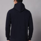 Dark Navy Blue men's Hoodie 1