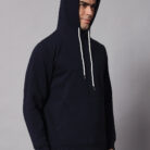 Dark Navy Blue men's Hoodie 6