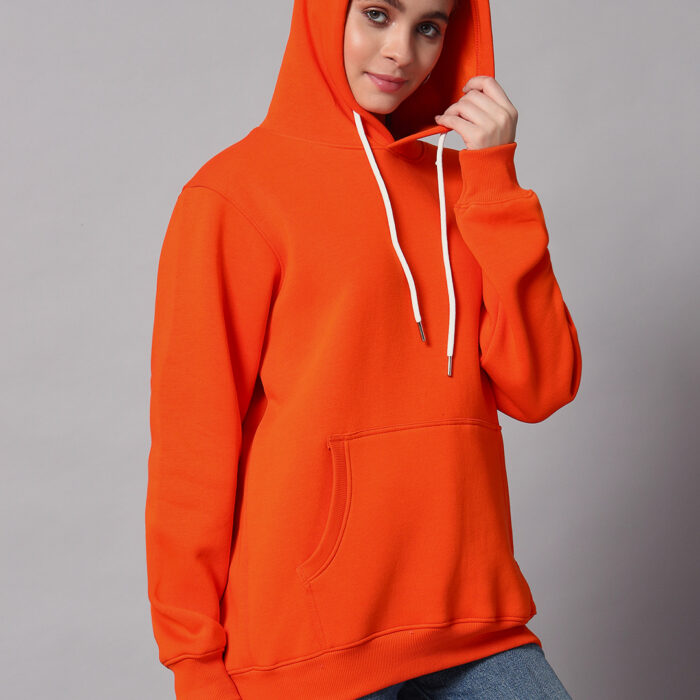 Fire Orange Women's Hoodie 1