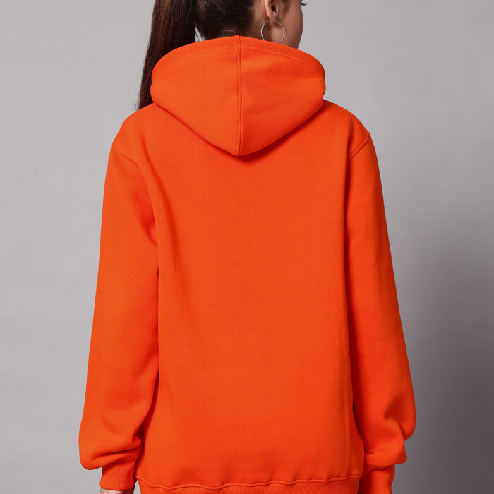 Fire Orange Women's Hoodie 2