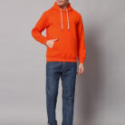 Fire Orange men's Hoodie 2