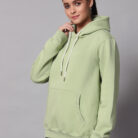 Light Lime Women's Hoodie 4