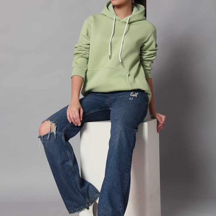 Light Lime Women's Hoodie 6