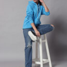 Miami Blue Women's Hoodie 6