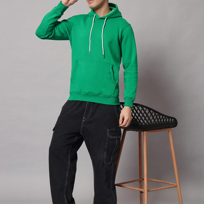Signal Green men's Hoodie 5