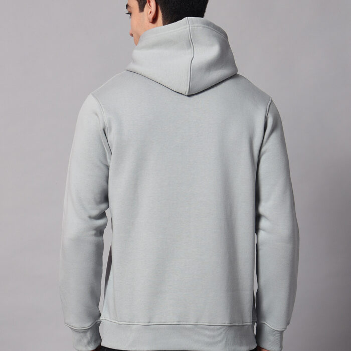 Silver men's Hoodie 2