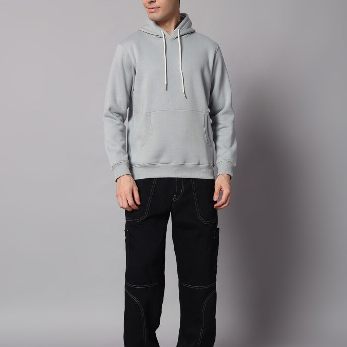 Silver men's Hoodie 3