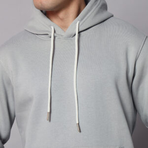 Silver men's Hoodie