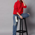 Sindoor Red Women's Hoodie 6