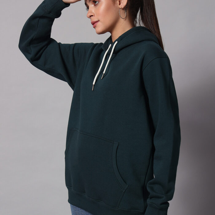 Teal Women's Hoodie 4