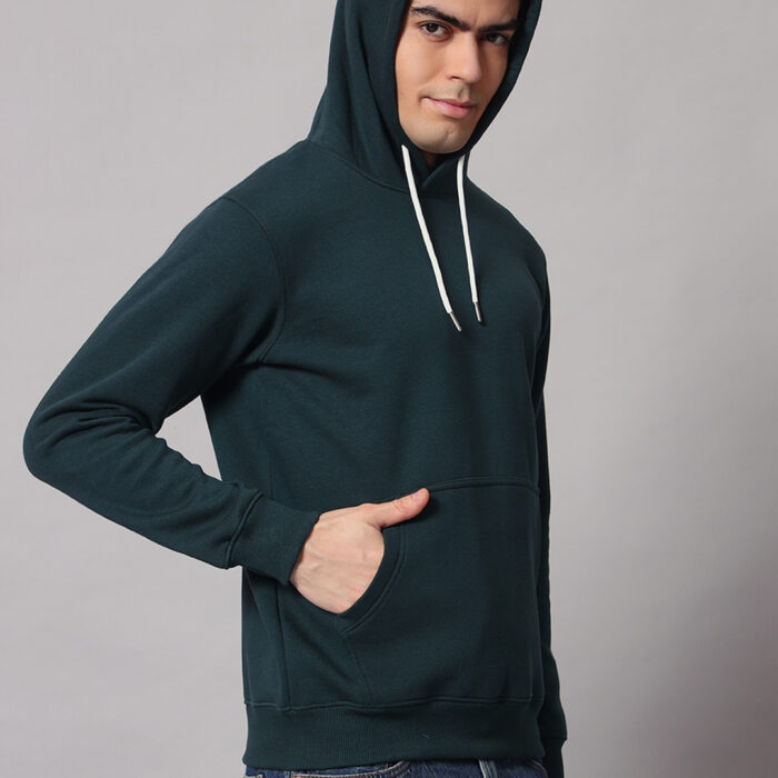 Teal men's Hoodie 1