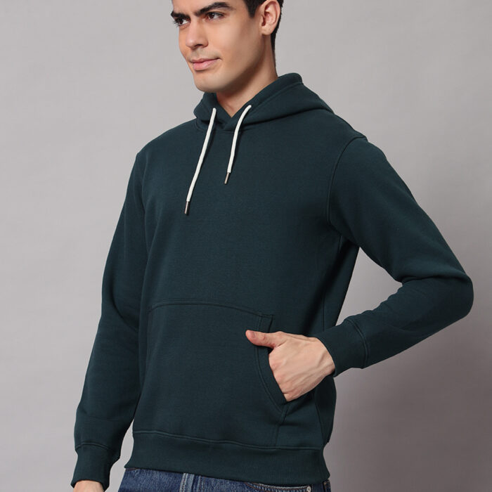 Teal men's Hoodie 5