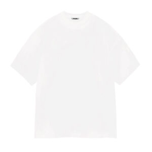 Oversized Crew Neck Tee Men - White