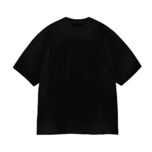 Oversized Crew Neck Tee Men - Black